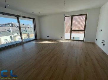 Appartement neuf, première occupation. 
Situé dans le quartier dynamique d'Esch/Alzette, cet appartement neuf bénéficie d'une excellente localisation à proximité immédiate de toutes les commodités et des transports en commun. Il est idéalement situé dans un immeuble moderne.
D'une surface de 52 m2, l'appartement est agencé d'une chambre à coucher, d'une salle de douche, d'un WC séparé, d'une cuisine équipée ouverte sur le salon avec balcon, d'une cave et d'un emplacement de parking intérieur. 

Bâtiment de basse consommation ce qui garantit un une excellente isolation thermique et acoustique.

Caution: 2 mois de loyer 
Le frais d'agence sont pris en charge à raison de 50 % par le locataire et 50% par le propriétaire.