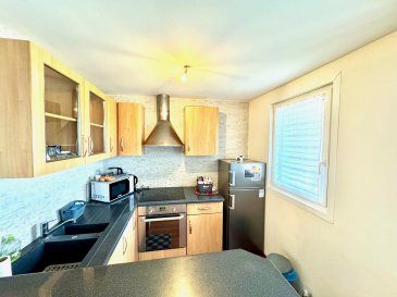 JARNY APPARTEMENT : 77 000 EUR FAI.  Dans une impasse au calme, appartement  de type F2 d'une surface de 47 m2 situé au rez de chaussée comprenant  entrée, salle d'eau, dégagement, chambre, cuisine équipée ouverte sur séjour avec accès sur balcon, parking
 DPE : D  Chauffage électrique   Contact  : Bernard BLOCH  06.150.144.36