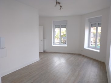 Appartement refait à neuf de 55 m² situé au 1er Étage et comprenant : Entrée, Cuisine, Salon/Séjour, Salle de bains avec baignoire et WC, Chambre. Chauffage individuel au GAZ de Ville. Frais d'agence 500 € TTC.