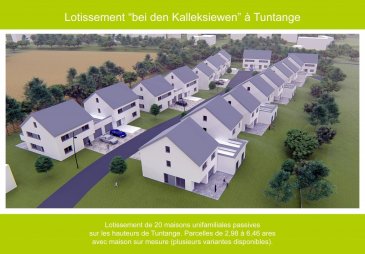 Nous vous proposons ici une maison jumelée d'une surface brute de 150m2 hors grenier aménagé.
1 Garage intérieur, 1 parking extérieur.
3 Chambres à coucher, 1 Dressing et 1 Salle de bains sur un terrain de 3.11 ares.

Nous vous proposons plusieurs variantes d'exécution des maisons annoncées.
Prière de nous contacter afin de connaître les différentes formules.

Tous les prix annoncés s'entendent à 3% TVA, sujet à une autorisation par l'administration de l'enregistrement et des domaines.


Ref agence :5480985 Lot10 maison sans grenier aménag.