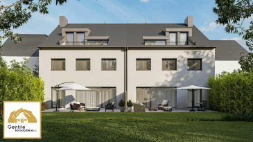 Gentile Immobilière vous propose en exclusivité un duplex en vente à BERTRANGE l\'immeuble sera composé de 4 unités de haut standing, Il offrira à ses habitants des duplex luxueux dans un cadre de vie haut de gamme, proche du Centre de Bertrange, des centres commerciaux Belle Étoile, City Concorde, ainsi que de ses nombreuses offres d\'activités de loisirs tel que la piscine des Thermes. <br>Situation idéale à proximité des grands axes routiers et autoroutiers. <br>L\'architecture des appartements a été dessinée et pensée afin de garantir aux futurs occupants une qualité de vie agréable au quotidien. Le choix des matériaux et finitions ont été étudiés avec le plus grand soin offrant des prestations haut de gamme. <br>Classe énergétique AAA, Chauffage au sol. Tous les logements disposent de terrasses et vous permettront de vivre dans un environnement paisible. <br><br>Le duplex se compose comme suit :<br><br>situé au R+1 et R+2 il dispose d\'un ascenseur privatif desservant les 2 étages.<br><br>R+1 :<br>Vous trouverez un hall de nuit, 2 chambres, une salle de bain et un wc séparé.<br><br>R+2 :<br>Vous trouverez une suite parentale avec salle de bain et terrasse de 15,56m2, un wc séparé, le séjour avec cuisine et accès à la deuxième terrasse de 16,51m2.<br><br>Deux emplacements intérieurs et une cave viennent compléter ce bien d\'exception.<br>Les prix indiqués comprennent la TVA mixte à 3 %, sous condition d\'acceptation de votre dossier par l\'administration de l\'enregistrement, des domaines et de la TVA.<br>Plans sur demande.<br><br><br>
