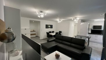 Appartement de 2017, très bien entretenu à vendre à ERNZEN.  

Nous vous proposons cet appartement de 110 m² (83 m² habitables) dans une petite copropriété de 4 unités, situé à Ernzen. 
Idéalement placé dans un cadre naturel calme, vous profiterez d?une belle vue sur la nature, un ruisseau et la région environnante, tout en restant à proximité des commodités essentielles. 

 L'appartement se compose de : 
* Hall d'entrée spacieux avec armoire encastré 
* WC séparé avec douche à l'italienne 
* Salle de bain équipée d'un double vasque, baignoire et WC 
* 2 chambres confortables 
* Séjour lumineux avec accès au balcon, parfait pour se détendre 
* Cuisine intégrée équipée de qualité, offrant un excellent espace de rangement 
* Garage privé extra-long 7,2m avec buanderie privée individuelle 
* Cellier avec étagères sur mesure 
* Total de 110 m²  
Autres avantages : 
* Matériaux de haute qualité et finitions soignées 
* Pompe à chaleur  
* Panneaux solaires pour plus de confort et d'économies * Chauffage au sol réglable pour chaque pièce 
* Fenêtres triple vitrage   
* Volets électriques pour une meilleure isolation 
* Système de ventilation VMC pour un air sain 
* Balcon de 8,1 m² avec vue sur la nature 
* Résidence de seulement 4 unités, offrant calme et intimité 
* Places de stationnement communes à l'extérieur accessible uniquement aux résidents. 
 
À proximité : 
* Crèches, écoles, médecins, commerces, restaurants, boulangeries, supermarchés, pompes à essence
* Accès direct à la piste cyclable et au Müllerthal Trail 
* Transports publics avec lignes directes vers Diekirch, Ettelbruck, Mersch, Junglinster, Luxembourg, etc.  

Accès rapide en voiture : * Diekirch : 11 min 
* Mersch : 14 min 
* Junglinster : 10 min 
* Echternach : 21 min 
* Kirchberg : 21 min 
* Aéroport Findel : 22 min 

 L'appartement est équipé de matériaux haut de gamme dans toutes les pièces, avec une finition et équipement de qualité dans un état irréprochable et soigneusement entretenu.  Cet appartement est idéal pour ceux qui recherchent un cadre de vie calme, proche de la nature, mais avec toutes les commodités à portée de main. 

Pour tout renseignement complémentaire ou information veuillez nous contacter par email info@immonordstrooss.lu ou par Tél: 691 850 805.

Proposition de crédit/financement à taux compétitif auprès des banques Luxembourgeoise incluse dans nos services gratuits.