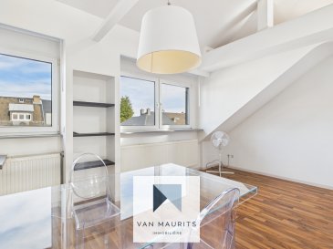 Bright Duplex Apartment in Limpertsberg

Set within a well-maintained 1955 residence and renovated in 2008, this south-facing duplex occupies the second and third floors (top two levels) and offers (111 m²) of light-filled space. 
The building benefits from gas heating, and the apartment is available immediately.

On the first level of the apartment (building's 2nd floor), a generous dining room (30 m²) adjoins a fitted kitchen (15 m²). 
This level also includes two bedrooms (12 m² and 11 m²), a shower room (5 m²), and a separate WC (2 m²). 
An internal staircase (4 m²) leads to the upper level.

The third floor hosts an expansive living room (39 m²), enjoying excellent daylight thanks to the apartment's south-facing orientation.

Ancillary spaces include a private cellar (4 m²) and a garage (20 m²) in the basement. 
Situated in sought-after Limpertsberg, the property combines immediate move-in readiness with a bright duplex layout and practical amenities in one of Luxembourg City's most desirable residential districts.

Contact:
Juha Ahonen
+352 661 249 476
juha@vanmaurits.lu


Duplex lumineux à Limpertsberg

Situé dans une résidence bien entretenue datant de 1955 et rénovée en 2008, ce duplex orienté plein sud occupe les 2? et 3? étages (les deux derniers niveaux) et offre 111 m² de surface baignée de lumière.
L'immeuble est équipé d'un chauffage au gaz et l'appartement est disponible immédiatement.

Au premier niveau de l'appartement (2? étage de l'immeuble), une spacieuse salle à manger de 30 m² est attenante à une cuisine équipée de 15 m².
Ce niveau comprend également deux chambres de 12 m² et 11 m², une salle de douche de 5 m² ainsi qu'un WC séparé de 2 m².
Un escalier intérieur de 4 m² mène au niveau supérieur.

Le 3? étage accueille un vaste séjour de 39 m², bénéficiant d'une très belle luminosité grâce à l'orientation plein sud de l'appartement.

Les annexes comprennent une cave privative de 4 m² et un garage de 20 m² au sous-sol.

Idéalement situé dans le très recherché quartier de Limpertsberg, ce bien allie disponibilité immédiate, agencement en duplex lumineux et commodités pratiques, au cœur de l'un des quartiers résidentiels les plus prisés de la Ville de Luxembourg.

Contact :
Juha Ahonen
+352 661 249 476
juha@vanmaurits.lu