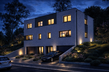 EN COURS DE CONSTRUCTION et située dans un quartier exclusivement résidentiel, superbe maison neuve proposant 3 « côtés libres », disposant de +/- 198 m2 dont +/- 146 m2 habitables sur +/- 3.90 ares de terrain privatif, comprenant :

Au ½ sous-sol :
- Hall d'accueil.
- Cave.
- Chaufferie.
- Garage pour 1 voiture et rangement / moto + 1 parking extérieur.

Au ½ rez-de-chaussée :
- Hall.
- WC séparé.
- Grand salon et salle à manger traversant avec accès de plain-pied à la terrasse de +/- 28 m2 et au jardin arrière.
- Cuisine non équipée ouverte ou fermée sur salle à manger.

Au 1er étage :
- Hall d'étage.
- 4 chambres à coucher dont une suite parentale avec salle de bains privative.
- Salle de bains principale.

Classe énergétique AA : Chaudière pompe à chaleur avec chauffage par le sol / Triple vitrage et volets électriques / VMC double flux ...

Les plans restent modifiables selon vos besoins et les nécessités techniques à respecter.

Frais d'acte notarié applicables sur le montant de la quote-part de terrain.
Application directe du taux de TVA à 3 %.

Le prix annoncé s'entend TTC 3 % et ne sera pas révisé en cas d'indexation !