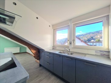 A La Bresse, appartement de type F3 de 50m² situé au 2ème étage composé d'une entrée, d'une cuisine avec ilot central ouverte sur séjour, 2 chambres, et une salle d'eau avec WC.
Place de parking.
Chauffage électrique.