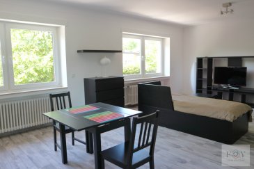 ENGLISH VERSION BELOW

Au 1er étage, dans une résidence entièrement rénovée, en plein centre de Bonnevoie, Studio de 35m2 meublé avec formule « All Inclusive ».

La location comprend :
Tout le mobilier
TV écran plat
Chaines TV via satellite
Connection WI-FI
Toutes les charges privées et communes (eau, électricité, chauffage, …)
Vaisselle et couverts
Machines à laver et sèche linge dans buanderie commune

Aucune charge supplémentaire à prévoir

Possibilité de louer un garage fermé en option

Proche de toutes commodités, commerces, bus, piscine, …

Loyer 1.100 €
Charges : 150 €
Disponibilité : Immediate
Durée bail : Minimum 1 an

Pour toute visite ou informations, contactez :
Correia Brice / 691.84.39.55


ENGLISH VERSION

At the 1st floor, in a completely renovated residence, in the centre of Bonnevoie, Studio of 35m2 fully furnished with «All Inclusive» formula.

The rent includes:
All the furniture
Flat screen TV
TV channels via satellite
WI-FI connection
All the private and common loads (water, electricity, heating)
Dishes and flatware
Washing machines and dryer in common laundry room


Optional possibility to rent an closed garage

Close to any amenities, businesses, bus, swimming pool, …

Rent 1.100 €
Loads: 150 €
Availability : Immediate

Lease duration lease: Minimum 1 the year

For any visit or information, contact:
Correia Brice / 691.84.39.55