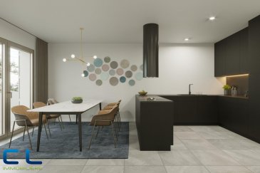 Nous vous proposons à la vente dans le nouveau projet  immobilier de standing « Place Benelux » :
Une maison (01) de +/- 196,10 m2 qui se compose comme suit:

Au sous-sol :
- Un box fermé avec accès privatif
- une cave

Au rez-de-chaussée :
- Deux jardins
- Une grande terrasse avec un accès au jardin
- Un WC séparé
- Une cuisine ouverte
- Un grand living

Au premier étage :
- Une chambre à coucher
- Une salle de bain
- Une grande terrasse de +/- 48 m2
- Un grand living
- Une terrasse de +/- 5 m2

Au deuxième étage :
- Deux chambres à coucher
- Deux salles de bain

Ce nouveau projet  à l\'architecture contemporaine est constitué de 5 maisons en bande, d\'une résidence de 6 appartements et d\'un local commercial. 
Il est idéalement situé à la Place Benelux, dans le quartier résidentiel d\'Esch nord, quartier calme et accueillant, qui possède encore de petits magasins de proximité, d\'autres infrastructures (telles que piscine, école, crèches, hôpital \') ou services (poste, banques etc), se trouvent aussi dans ce quartier. Les transports en commun ainsi que l\'autoroute A 4 se trouvent à quelques mètres. 
A 5 minutes en voiture du site Belval.

Les prix indiqués comprennent la TVA à hauteur de 3%, il y a la possibilité d\'acheter en supplément des emplacements de parking intérieurs.

N\'hésitez pas à nous contacter pour de plus amples renseignements, les plans et cahier de charges sont à votre disposition sur  simple demande.

Commission d\'agence comprise dans le prix à la charge du vendeur.  
Ref agence : EACVB69-79-M1