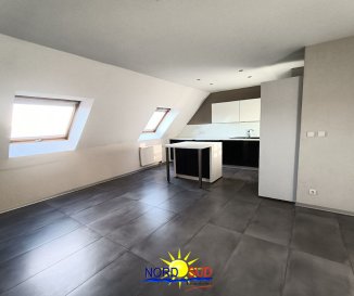 Appartement 3 pièces 65 m². Sarreguemines, découvrez cet appartement 3 pièces sous combles au 3ème étage avec ascenseur, composé d'une entrée/dégagement, salon/salle à manger avec cuisine ouverte, salle de bain, WC individuel et 2 chambres à coucher.
Le bien dispose d'une petite cave et d'un parking sécurisé.

Surface Carrez : 65,62 m².
Surface au sol : 76,64 m².

Loyer hors charges : 600€/mois
Provision mensuelle : 100€ (eau froide/chaude, chauffage, électricité et entretien des communs, ascenseur et TEOM).

Les informations sur les risques auxquels ce bien est exposé sont disponibles sur le site Géorisques : www.georisques.gouv.fr

Contact Nord Sud Immobilier Rohrbach les Bitche / Bitche / Sarreguemines / Diemeringen
Copropriété de 88 lots - dont 29 lots habitation. (Pas de procédure en cours).
Charges annuelles : 380.00 euros.