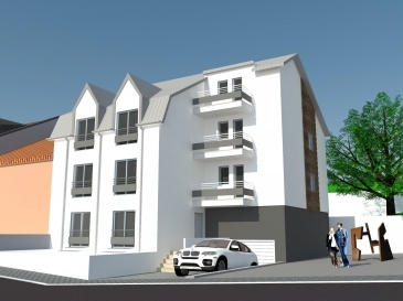 Immo Color vous propose en état futur d'achèvement, un appartement d'une surface habitable de +/- 96,60m² à Rodange pour un prix de 494'123,00€ (3% de TVA inclus!).

Ce bien comprend :

- séjour, cuisine ouverte, salle à manger d'une surface de 32,6m²
- 3 chambres à coucher (14,7m², 11,8m² et de 12,5m²)
- 1 salle de bain
- 1 WC séparé
- 2 terrasses donnant accès au jardin privatif de deux côtés (avant et arrière)
- box garage, buanderie, cave

Modification du plan de l'intérieur possible (selon faisabilité)
Finitions de haute qualité
Fenêtres triple vitrage, chauffage au gaz
Documentation disponible sur simple demande

Pour toute question, n'hésitez pas à nous contacter tél: 691 080 103 www.immocolor.lu