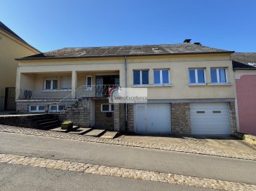 IMMO EXCELLENCE vous propose en exclusivité cette charmante maison jumelée offrant une surface habitable d'environ 168 m2 et une surface utile d'environ 508 m2, érigée sur un terrain de 4.73 ares.

Une opportunité idéale pour les familles à la recherche d'espace, de confort et d'un fort potentiel d'aménagement.

La maison se compose comme suit :

Au rez-de-chaussée, vous trouvez : un spacieux hall d'entrée ( 14.11 m2 ), une cuisine équipée ( 14.16 m2 ), une chambre à coucher ( 16.46 m2 ), une deuxième chambre à coucher ( 12.70 m2 ), une troisième chambre à coucher ( 12.70 m2 ), un bureau ou débarras ( 7.52 m2 ), un grand double séjour ( 41.92 m2 ), un deuxième hall ( 15.39 m2 ), une salle de bains ( 6.50 m2 ), un W.C. séparé ( 2.71 m2 ), ainsi qu'un tour d'escalier vers le grenier ( 8.66 m2 ).

Le grenier, d'une surface totale de 177.26 m2, est aménageable. La dalle du grenier est en béton et les raccordements d'eau et de chauffage sont existants.

Le sous-sol se compose d'un hall ( 6.02 m2 ), d'un grand garage ( 37.82 m2 ), d'un deuxième garage ( 45.71 m2 ), d'un atelier ou cave ( 26.07 m2 ), d'une chaufferie ( 14.18 m2 ), d'une salle de douche ( 6.24 m2 ), d'une buanderie ( 12.24 m2 ), d'une cave ( 12.48 m2 ), ainsi que d'un tour d'escalier vers le rez-de-chaussée ( 8.64 m2 ).

La maison dispose encore d'un balcon, d'une terrasse, d'un jardin et de deux emplacements extérieurs.

La maison se situe à proximité de toutes commodités.

Dalheim se situe à seulement 10 minutes de Remich et à 25 minutes du centre-ville de Luxembourg.

Maison avec beaucoup de potentiel.

À voir absolument !


IMMO EXCELLENCE bietet Ihnen exklusiv diese charmante Doppelhaushälfte mit einer Wohnfläche von ca. 168 m2 sowie einer Nutzfläche von ca. 508 m2, errichtet auf einem Grundstück von 4.73 Ar.

Eine ideale Gelegenheit für Familien, die auf der Suche nach viel Platz, Komfort und großem Gestaltungspotenzial sind.

Das Haus setzt sich wie folgt zusammen:

Im Erdgeschoss finden Sie: eine geräumige Eingangshalle ( 14.11 m2 ), eine ausgestattete Küche ( 14.16 m2 ), ein Schlafzimmer ( 16.46 m2 ), ein zweites Schlafzimmer ( 12.70 m2 ), ein drittes Schlafzimmer ( 12.70 m2 ), ein Büro oder Abstellraum ( 7.52 m2 ), ein großes Wohnzimmer ( 41.92 m2 ), ein zweiter Flur ( 15.39 m2 ), ein Badezimmer ( 6.50 m2 ), ein separates W.C. ( 2.71 m2 ), sowie einen Treppenaufgang zum Dachboden ( 8.66 m2 ).

Der Dachboden mit einer Gesamtfläche von 177.26 m2 ist ausbaufähig. Die Dachbodendecke ist aus Beton, und Wasser- sowie Heizungsanschlüsse sind bereits vorhanden.

Das Untergeschoss besteht aus einem Flur ( 6.02 m2 ), einer großen Garage ( 37.82 m2 ), einer zweiten Garage ( 45.71 m2 ), einer Werkstatt oder einem Kellerraum ( 26.07 m2 ), einem Heizungsraum ( 14.18 m2 ), einem Duschraum ( 6.24 m2 ), einer Waschküche ( 12.24 m2 ), einem Kellerraum ( 12.48 m2 ), sowie einem Treppenaufgang zum Erdgeschoss ( 8.64 m2 ).

Das Haus verfügt außerdem über einen Balkon, eine Terrasse, einen Garten sowie zwei Außenstellplätze.

Die Immobilie befindet sich in der Nähe aller Annehmlichkeiten.

Dalheim liegt nur 10 Minuten von Remich und 25 Minuten vom Stadtzentrum von Luxembourg entfernt.

Ein Haus mit viel Potenzial.

Unbedingt besichtigen!


IMMO EXCELLENCE exclusively offers you this charming semi-detached house with a living area of approx. 168 m2 and a usable area of approx. 508 m2, built on a plot of 4.73 ares.

An ideal opportunity for families looking for generous space, comfort, and great development potential.

The house is composed as follows:

On the ground floor you will find: a spacious entrance hall ( 14.11 m2 ), a fully equipped kitchen ( 14.16 m2 ), one bedroom ( 16.46 m2 ), a second bedroom ( 12.70 m2 ), a third bedroom ( 12.70 m2 ), an office or storage room ( 7.52 m2 ), a large double living room ( 41.92 m2 ), a second hall ( 15.39 m2 ), a bathroom ( 6.50 m2 ), a separate W.C. ( 2.71 m2 ), as well as a staircase leading to the attic ( 8.66 m2 ).

The attic, with a total surface area of 177.26 m2, can be converted. The attic floor is made of concrete, and water and heating connections are already in place.

The basement consists of a hall ( 6.02 m2 ), a large garage ( 37.82 m2 ), a second garage ( 45.71 m2 ), a workshop or cellar room ( 26.07 m2 ), a boiler room ( 14.18 m2 ), a shower room ( 6.24 m2 ), a laundry room ( 12.24 m2 ), a cellar ( 12.48 m2 ), as well as a staircase leading to the ground floor ( 8.64 m2 ).

The house also features a balcony, a terrace, a garden, and two outdoor parking spaces.

The property is located close to all amenities.

Dalheim is only 10 minutes from Remich and 25 minutes from the city center of Luxembourg.

A house with great potential.

Must be seen!