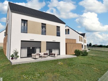 En future construction et située dans un NOUVEAU quartier EXCLUSIVEMENT résidentiel, SUPERBE Maison NEUVE (lot 6), présentant 4 « côtés libres », disposant d'une surface totale de +/- 178 m2 dont +/- 170 m2 habitables sur +/- 4.63 ares de terrain privatif, comprenant :

Au rez-de-chaussée :
- Hall d'accueil.
- WC séparé.
- Grand salon et salle à manger avec accès de plain-pied à la terrasse de +/- 33 m2 et au jardin (+ abris de jardin de +/- 5 m2 à l'extérieur).
- Cuisine non équipée ouverte ou fermée sur salle à manger.
- Local technique.
- Garage pour 2 voitures cote à cote + emplacements extérieurs.
- 1 carport extérieurs (1 voiture).

Au 1er étage :
- Hall d'étage.
- 1 suite parentale avec dressing et salle de bains privative.
- 2 chambres à coucher.
- Salle de bains principale.
- Buanderie.

Au 2ème étage :
- Pièce polyvalente pouvant servir de 4eme et/ou 5eme chambre, bureau, salle de jeux, fitness.

Classe énergétique A/B : Chaudière pompe à chaleur avec chauffage par le sol / Triple vitrage et volets électriques / VMC double flux / revêtements des sols et muraux inclus et au choix des clients / et salles de bains complètes avec meuble lavabo au choix inclus.

Les plans restent modifiables selon vos besoins et les nécessités techniques à respecter. Frais d'acte notarié applicables sur le montant de la quote-part de terrain. 
Application direct du taux de TVA à 3 %.

Le prix annoncé s'entend TTC 3 %.