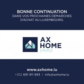 Axhome vous propose une belle et spacieuse maison récente avec 5 chambres à TUNTANGE.

Idéalement située au calme.


La maison se compose comme suit.

Rez-de-chaussée :

- Vaste et lumineux hall d'entrée mettant en lumière un escalier design en bois massif suspendu
- Cuisine équipée et ouverte sur le living menant sur une belle terrasse avec un jardin fonctionnel et parfaitement entretenu doté d'un abri à bûches
- Salle à manger avec feu ouvert central
- 1 chambre à coucher
- WC séparé

Premier étage :

- Ample palier avec baie vitrée d'angle offrant une vue imprenable sur la nature environnante
- 1 chambre parentale avec salle de bains attenante munie d'une douche à l'italienne
- 2 chambre à coucher
- Salle de bains avec baignoire 

Combles :

- 1 grande chambre à coucher actuellement aménagée en salle de jeux avec prédisposition pour sauna et avec arrivée d'eau
- 1 chambre à coucher / bureau

Sous-sol :

- Garage avec 2 emplacements parallèles
- Cave à vin/rangement
- Buanderie
- Chaufferie
- Débarras
- Local poubelles

Atout :

- Construction 2012
- 2. emplacements de parking extérieurs
- Triple vitrages
- Chauffage au sol
- Fenêtres du rez-de-chaussée avec verres de sécurité
- Système d’alarme
- Grands espaces

Photo et plan sur demande.

Pour plus d'informations n'hésitez pas à nous contacter :
-par téléphone: +352 691911993
-par email: info@axhome.lu

Nous restons également à votre entière disposition dans le cas où vous désirez vendre ou louer votre bien. Nous prenons en charge toutes les démarches administratives liées au bien immobilier.

Nous sommes également à votre disposition pour des estimations gratuites.<br /><br /> ---------- <br />Axhome offers you a beautiful and spacious recent house with 5 bedrooms in TUNTANGE.

Ideally located in a quiet area.


The house is composed as follows.

Ground floor :

- Vast and bright entrance hall highlighting a designer staircase in suspended solid wood
- Equipped kitchen open to the living room leading to a beautiful terrace with a functional and perfectly maintained garden with a log shelter
- Dining room with central open fire
- 1 bedroom
- separate WC

First floor :

- Ample landing with corner bay window offering a breathtaking view of the surrounding nature
- 1 master bedroom with adjoining bathroom equipped with a walk-in shower
- 2 bedrooms
- Bathroom with bathtub

Attic :

- 1 large bedroom currently converted into a games room with predisposition for sauna and with water supply
- 1 bedroom / office

Basement :

- Garage with 2 parallel spaces
- Wine cellar/storage
- Laundry room
- Boiler room
- Storeroom
- Local trash cans

Asset :

- Built 2012
- 2. outdoor parking spaces
- Triple glazing
- Floor heating
- Ground floor windows with safety glass
- Alarm system
- Big spaces

Photo and plan on request.

For more information, please feel free to contact us :
-by phone: +352 691911993
-by email: info@axhome.lu

We also remain at your entire disposal should you wish to sell or rent your property. We take care of all the administrative procedures related to the property.

We are also at your disposal for free estimates.