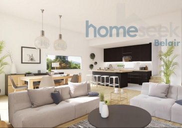 Homeseek Belair et Stefan (+352 691 566 314) vous proposent ce grand duplex (A3) en état de futur achèvement, dans une petite résidence à 4 unités, en plein cœur du village de Syren, commune de Weiler-la-Tour!<br>Faisant environ 98 m² et comprenant 2 emplacements, 1 cave ainsi qu\'une belle et grande terrasse, ce bien d\'exception se composera comme suit : <br><br>Au rez-de-chaussée :<br>- Un hall d\'entrée  <br>- Un WC séparé <br>- Un bel espace cuisine ouvert sur ;<br>- Un grand séjour avec accès à la terrasse d\'environ 30 m²<br><br>Au 1er étage :<br>- Deux belles chambres-à-coucher <br>- Une belle salle-de-bains avec douche et WC<br>- Un espace débarras/buanderie <br><br>S\'ajoutent à cella en partie commune un local poubelle ainsi qu\'un bel espace vert.<br><br>Les prix s\'entendent 3% TVA inclus, sous condition d\'acceptation de votre dossier par l\'administration de l\'enregistrement et des domaines.<br><br>N\'hésitez pas à nous contacter au +352 691 566 314 pour de plus amples renseignements.<br />Ref agence :4921153-HB-SMI