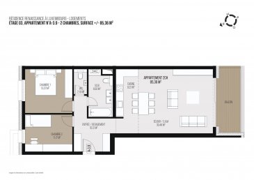 LE PRIX AFFICHE = 3% TVA INCLUS 
INCLUS EMPLACEMENT PARKING
POUR INVESTISSEURS PRIX 17% = 1.344.198.-€
INCLUS EMPLACEMENT PARKING

*** APPARTEMENT LIVRABLE DE SUITE ***

Le PROJET RENAISSANCE 
vous propose des appartements de haut standing dans une situation exceptionnelle à deux pas du centre Ville de Luxembourg, proche de toutes les
commodités ainsi que des accès autoroutes, desservi par tous les réseaux de transport en commun, notamment du futur tracé ouest du tram.
Le PROJET RENAISSANCE se compose de deux immeubles individuels reliés par un double sous-sol
commun proposant 132 appartements. 
pour tous les types d'acquéreur
allant du STUDIO au PENTHOUSE 
incluant des caves et emplacements.
Un des points fort du PROJET RENAISSANCE est certainement sa conception de type SMARTBUILDING. 
qui vous offre entre autres un système de domotique intelligent ainsi qu-un  système de « Packstation » connecté notifiant de l'arrivée de vos colis et vous permettant d'en déposer pour envoi.
Dans le cadre du PAP, en coordination avec le service des parcs de la Ville, un concept paysager pour le site a été élaboré.,qui intègrede de façon harmonieuse l'ensemble résidentiel dans son environnement naturel.