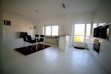 ***SOUS COMPROMIS***

A 100m du Glacis, agréable appartement situé au 3e et dernier étage d'une petite copropriété. Récemment rénové (nouveaux vitrages, sols, murs, cuisine, salles d'eau neuves), il saura vous séduire par sa luminosité.
Il se compose comme suit :
•	Hall d'entrée spacieux et accueillant
•	Cuisine avec salle à manger de 19m² et accès à un balcon de 1.64m² donnant sur l'arrière de la résidence (vue dégagée et verdoyante)
•	WC séparés
•	Salle de douche
•	Chambre de 15.84m² avec accès balcon (3.62m²) donnant sur la rue
•	Salon de 16.93m² avec également un accès au balcon communiquant avec la chambre orientée sud-ouest.
Au-dessus de l'appartement, un autre espace privatif composé d'un studio totalement aménagé sous les toits de 27m² en surface cadastrale. Il se compose actuellement d'une partie principale salon/chambre avec dressing encastré, d'une kitchenette avec frigo et double plaque, et d'une salle de douche avec WC.
Possibilité d'utiliser cet espace comme bureau dans le cadre d'une activité professionnelle, ou comme chambre d'amis séparée. Il est également possible moyennant quelques travaux d'aménagement de relier l'appartement à cet espace sous comble pour créer un duplex avec suite parentale au niveau supérieur.
A noter, les faibles charges (syndic privé), le poêle à l'éthanol dans la salle à manger, le chauffage au sol dans les pièces d'eau, le coin buanderie dissimulé dans une armoire de la cuisine.
Font également partie de la vente une cave privative de 3.50m² ainsi qu'un jardin privatif de 14m².
Possibilité après accord avec les autres copropriétaires de transformer le jardin en places de parking.
Plus d'infos et visites au 621.37.08.96
Ref agence :4917681