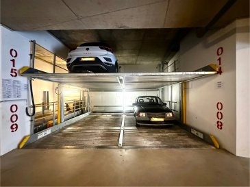 Axhome Immo vous propose ce parking intérieur à RODANGE.

- 1 emplacement de parking lift intérieur privatif

Les atouts :

Construction récente
Aucun frais à prévoir
Proche de toutes commodités et des transports en commun.

Pour plus d'informations, n'hésitez pas à nous contacter :

- Par téléphone : +352 691 911 993 Roberto Alex
- Par email : info@axhome.lu

Nous restons également à votre entière disposition si vous souhaitez vendre ou louer votre bien. Nous prenons en charge toutes les démarches administratives liées au bien immobilier.

Nous sommes aussi disponibles pour des estimations gratuites.

 ---------- 
Axhome Immo bietet Ihnen diesen Innenparkplatz in RODANGE an.

- 1 privater innerer Lift-Parkplatz

Vorteile :

Neubau
Es sind keine Kosten zu erwarten
Nahe aller Annehmlichkeiten und der öffentlichen Verkehrsmittel.

Für weitere Informationen kontaktieren Sie uns bitte:

- Per Telefon: +352 691 911 993 Roberto Alex.
- Per E-Mail: info@axhome.lu

Wir stehen Ihnen auch gerne zur Verfügung, wenn Sie Ihre Immobilie verkaufen oder vermieten möchten. Wir kümmern uns um alle administrativen Schritte, die mit der Immobilie verbunden sind.

Wir stehen auch für kostenlose Schätzungen zur Verfügung.

 ---------- 
Axhome Immo offers this indoor parking in RODANGE.

- 1 private indoor lift parking space

Features:

Recent construction
No extra costs
Close to all amenities and public transport.

For more information, please contact us:

- By phone: +352 691 911 993 Roberto Alex
- By email: info@axhome.lu

We are also at your disposal should you wish to sell or rent your property. We can take care of all the administrative formalities associated with your property.

We are also available for free estimates.

 ---------- 
Axhome Immo bitt dëse Parking-lift intérieur zu Rodange un.

- 1 privaten Parking indoor mat Lift

Haaptmerkmale:

Rezent Bau
Keng Käschten
No bei all Ariichtungen an ëffentlechen Transportmëttelen.

Fir méi Informatiounen, kontaktéiert eis w.e.g.:

- Telefonesch: +352 691 911 993 Roberto Alex
- Per E-Mail: info@axhome.lu

Mir stinn Iech och zur Verfügung, wann Dir Är Immobilie verkafe oder verloune wëllt. Mir këmmeren eis ëm all administrativ Prozeduren am Zesummenhang mat Immobilien.

Mir stinn Iech och fir gratis Bewäertungen zur Verfügung.
