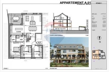 Veuillez contacter Eusébio Henriques pour de plus amples informations :
- T : +352 691 660 033
- E : henriques.eusebio@remax.lu

RE/MAX, Spécialiste de l'immobilier à Wasserbillig/Mertert, vous propose à la vente ce bel appartement de 102.17m2, 3 chambres, loggia, situé proche de toutes commodités (boulangerie, crèche, coiffeur, grande surface).


