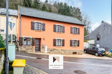 Située à Beckerich, commune calme et verdoyante, proche de la frontière belge, cette charmante maison en bon état datant du début du 19ème siècle, déploie une surface totale de ±178m² pour ±147m² habitables. La maison, bâtie sur un terrain de 9 ares, en partie boisé, se trouve au calme dans une impasse.

Les parties de vie se trouvant à l’étage sont baignées de lumière et profitent de la vue, tandis que les pièces de nuit se trouve au rez-de-chaussée.

Elle se compose comme suit:

Au rez-de-chaussée, la porte d’entrée s’ouvre sur un hall de ±8m² menant à une chambre de ±18m² donnant sur l’arrière (Dressing sur mesures), mais également via un couloir, à une seconde chambre divisée en deux parties distinctes de ±14 et 9m² pouvant servir au loisir comme bureau ou troisième chambre moyennant la mise en place d'une cloison. Une salle de douche récente de ±9m² (douche à l’italienne, wc, lavabo sèche-serviettes, connexions buanderie) complète ce niveau.

Au 1er étage, un spacieux séjour de ±67m² avec de belles hauteurs sous plafond et mettant en valeur les poutres de la charpente. La cuisine se trouve également dans cet espace et possède son arrière-cuisine de ±8m² (Connexions buanderie, frigo, congélateur). Une toilette indépendante et un accès un espace de rangement complètent l’étage.

A l’extérieur, depuis le séjour, vous accédez une terrasse et un jardin clôturé, paisible et sans vis-à-vis. L’espace le long de la maison peut servir de parking en enfilade pour 3 voitures.

3 caves de ±8, 11 et 12m² sont accessibles depuis l’extérieur.

Généralités:

Châssis bois; double vitrage (avant 2001); volets en bois;
Chauffage par radiateurs au Biogaz de la commune de Beckerich;
Climatisation (Art Cool);
Fibre optique;
Pompes de relevage; adoucisseur d’eau;
Restaurants et commerces proche (Pall center Oberpallen, Arlon et ses commerces,);
Sentiers de randonnées à proximité;
Idéal pour personnes avec animaux de compagnie;

Agent responsable: Pierre-Yves Béchet
Tél: +352 621 654 086;
Email: Pierre-Yves@vanmaurits.lu