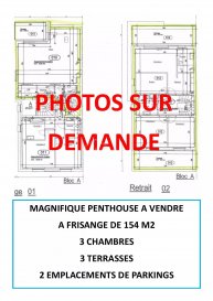 Situé au 1 er étage d'un bel immeuble bi-familiale, L'agence immobilière CDBimmo a le plaisir de vous présenter ce beau Penthouse de 153.78 m2 à Frisange qui se composé comme suit :
1er niveau
Hall d’entrée + vestiaire: 7.43 m2
Séjour + cuisine : 54.62 m2
Terrasse : 9.36 m
WC : 1.88 m2
2ème niveau
Hall de nuit + Emplacement buanderie : 12.65 m2
Chambre 1 : 13.33 m2
Chambre 2 : 15.93 m2
Terrasse des chambres enfants : 19.27 m2
Salle de douche : 6.81 m2
Chambre parentale : 16.32 m2
Salle de douche parentale : 6.51 m2
Dressing parentale : 7.67 m2
Terrasse de la chambre parentale : 21.33 m2
Bureau : 7.74 m2
WC : 3.16 m2
RDC
Garage fermé: 18.32 m2
Emplacement extérieur :14.63 m2
Sous-sol
Cave : 9.21 m2


*** POINTS FORT DE L’APPARTEMENT :
Panneaux Photovoltaïque privatifs pour la production d’électricité  
Panneaux solaire pour l’eau chaude
Chauffage au sol
Aspirateur central
VMC
Marquise sur les deux terrasses
Jacuzzi 3 places
Meuble intégrés (hall d’entrée, hall de nuit et chambres)

Vous serez séduits par son agencement et ses volumes, sa luminosité traversante et son calme. Sans oublier sa localisation au cœur du Soleuvre à proximité de toutes commodités (crèche, école, espace de jeux, restaurants, commerces, transports…).
***Ce bien vous intéresse, vous souhaitez d’avantage d'informations. N'hésitez pas à nous contacter au (+352) 661 81 03 27 ou 28 80 28 80
***Si vous souhaitez vendre ou louer votre bien, profitez de notre expérience et de notre parfaite connaissance du marché au Luxembourg. Nous vous offrons une estimation personnalisée avec une réelle expertise.
***CDBgest est membre de la Chambre immobilière du Grand-Duché de Luxembourg (seul organisme accrédité par l'Etat pour la certification des agents immobiliers), et membre de la Chambre de Commerce de Luxembourg, gages de qualité.
****Découvrez tous nos autres biens sur www.cdbimmo.lu****
