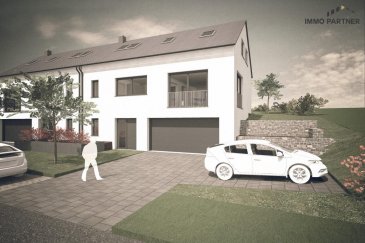 Maison jumelée (A-B), CLES EN MAINS, à vendre.

Ce bien a une superficie habitable de 164,88m2 + 14,92 m2 local technique + double garage 50,64m2, érigée sur une parcelle de 6,75 ares et comprend :

AU RDCH :
-	Entrée principale,
-	Double garage (50,64m2),
-	Local technique,
-	Débarras,

AU 1ER ETAGE :
-	Hall,
-	Lumineuse cuisine ouverte (20,15m2),
-	Living séparé par une porte coulissante de la cuisine,
-	Accès à la terrasse et au jardin,
-	Bureau/chàc
-	WC séparé,

AU 2IEME ETAGE :
-	3 chambres à coucher (13m2 - 14,52m2 - 18 m2),
-	Salle de bains,
-	Hall,

Classe énergétique : AB

DIVERS : Chaudière à pellets, chauffage au sol, triple vitrage, jardin de 6,75 ares

Prix : terrain 6,75 ares et maison clés en mains : = 664.265.-€ ( 3% TVAC)
Ref agence :1391381