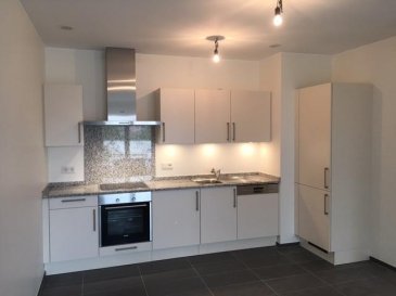 Nouvelle construction - 1 ère location - libre au 01 septembre 2017 - <br>Magnifique appartement de 55 m2 neuf et très moderne , hall d\'entrée, Wc séparé, chambre à coucher de 13 m2 - salle de bains, living avec magnifique cuisine équipée,  balcon .<br>cave et garage box fermé au sous sol - <br>Très bonne situation centrale près de la ville de Luxembourg  - <br>A proximité du ban de Gasperich - <br />Ref agence :larissa022