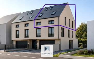 Situé à Helmdange, dans la commune prisée de Lorentzweiler, ce superbe appartement duplex en VEFA de ± 115 m² prendra place au deuxième étage et une mezzanine à aménager dans une résidence contemporaine dont l'achèvement est prévu en 2027. Bénéficiant de prestations modernes et d'une conception soignée, ce bien neuf offre un cadre de vie idéal dans un environnement calme et verdoyant.

Au deuxième étage, l'appartement s'ouvre sur un hall d'entrée de ± 8 m² avec un couloir de ± 12 m² desservant le séjour de ± 12 m², ouvert sur la cuisine et le coin salle à manger de ± 21 m², la partie nuit avec deux chambres de ± 12 et 14 m², une salle de douche de ± 4 m² ainsi qu'un débarras pratique de ± 3 m². L'espace de vie donne accès à une terrasse de ± 8 m².

À l'étage supérieur, les combles accueillent une mezzanine de ± 30 m², offrant de nombreuses possibilités d'aménagement selon les besoins des futurs propriétaires : grande chambre parentale avec salle de bain, un espace bureau, salle de loisirs, bibliothèque ou salon supplémentaire.

En rez-de-chaussée, la résidence met à disposition une cave privative de ± 4 m², un garage fermé de ± 17 m² avec porte motorisée, un emplacement de parking extérieur, une buanderie commune ainsi qu'un local à vélos.

Les prestations techniques répondent aux standards actuels de confort et d'efficacité énergétique :  
- Pompe à chaleur air/eau ;  
- Chauffage au sol ;  
- Ventilation mécanique contrôlée double flux individuelle pour chaque appartement ;  
- Escalier intérieur en granit Pedras Salgadas Poli ;  
- Volets électriques ;  
- Vidéophone ;  
- Construction sur dalle en béton armé.

Idéalement situé, ce bien bénéficie d'un environnement agréable à proximité immédiate des commerces, des écoles, des crèches, de la gare de Lorentzweiler, des axes autoroutiers, des restaurants, des infrastructures sportives ainsi que des pistes cyclables.

Grâce à sa configuration en duplex, sa grande mezzanine de 30 m² et ses équipements modernes, cet appartement neuf représente une opportunité rare pour les personnes à la recherche d'un logement contemporain alliant confort, fonctionnalité et qualité de vie à quelques minutes seulement de Luxembourg-Ville.

Agent responsable : Jimmy de Brabant  
Tél. : +352 661 167 494  
E-mail : jimmy@vanmaurits.lu