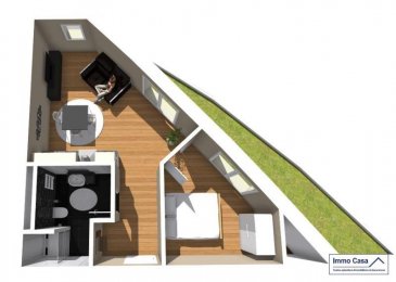 Studio au RCH 40.34m2, 1 ch. à coucher<br><br>De par son architecture résolument contemporaine elle apporte une touche d‘originalité et s‘intègre de manière harmonieuse dans l‘urbanisation sinueuse de la zone.<br><br>L‘orientation de la résidence est «est/ouest», ce qui favorise un éclairage avantageux des parties habitables. De part ce fait, les appartements sont lumineux, fonctionnels et donc agréables à vivre !<br><br>Construite selon les règles de l‘art, la résidence « LES ALLIES », associe une qualité de haut standing à une architecture contemporaine hors normes et constitue entre autre, de par sa situation, un excellent investissement. Les études statiques et thermiques, ainsi que les autres équipements techniques, seront confiés à des entreprises spécialisées et expérimentées dans ces domaines. Seules des firmes artisanales luxembourgeoises de premier ordre seront chargées de l‘exécution des travaux pour les divers corps de métier.<br><br>De nombreuses options et possibilités de personnalisation sont offertes pour chaque logement, afin de permettre à chacun de définir l‘ambiance, les couleurs, ou encore le style qui correspond le mieux à ses envies. Ce programme à l‘architecture sobre et à la fois contemporaine offre des prestations de haut standing et cela dans le plus grand respect de l‘environnement.<br>N‘hésitez pas à nous contacter pour recevoir plans et cahier de charges.<br>Prix TVA   3 %  = 186.585.-<br>Prix TVA  17 % = 204.675.-<br>Emplacement intérieur au prix 29.250.-<br>Garage intérieur au prix de 33.345.-<br><br>Contactez nous pour obtenir plus d‘informations.<br><br />Ref agence :TC1905844