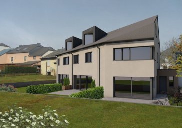 NOUVELLE CONSTRUCTION DE 3 MAISONS<br>                                   « LOT 2 » <br>             La maison sera livrée « clés en mains » <br><br>MAISON en état future construction, spacieuse et très moderne sis sur un terrain de 1.88 ares à Hobscheid<br>avec une surface totale de 209.86 m2.<br><br>-Rez-de-chaussée :   Hall d\'entrée de 7.94 m2, cuisine ouverte donnant sur un grand living d\'une surface de 48.52 m2 avec accès à une superbe terrasse de 19.17m2 et jardin. WC séparé de 1.80 m2, et un garage de 17.16 m2.<br><br>-Au premier étage :  3 chambres à coucher de (19.20 m2,  15.68 m2, et 14.85 m2)  salle de bains de 7.96 m2, WC séparé de 2.10 m2, buanderie / local technique de 7,63 m2,   -Au deuxième étage :  chambre à coucher parentale de 22.60 m2, espace de loisirs de 25.45 m2, une salle de bains de 8.30 m2.<br><br>TITRE d\'INFO:<br>triple vitrage, volets électriques, pompe à chaleur, chauffage au sol dans toutes les pièces, classe énergétique AA (VMC) ventilation mécanique contrôlée, revêtements et finitions de qualité, terrasse, avec peinture comprise et un bon d\'achat d\'une valeur de 12.000,00 € pour une cuisine équipée <br><br> GARANTIE DÉCENNALE + GARANTIE D\'ACHÉVEMENT<br>Le prix 3% TVA incl. s\'élève à 1.050.000,00.- Euros <br>Pour plus de renseignements ou une visite (visites également possibles le samedi sur rdv), veuillez contacter le 691 850 805