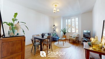 .  À 10 MIN DE LA GARE QUARTIER ST LIVIER - APPARTEMENT 3 PIECES AVEC BALCON
 +++ En exclusivité +++ Visite virtuelle sur demande +++
 cet appartement lumineux situé au 3? étage d'un immeuble des années 1930 ne manquera pas de vous séduire avec ses parquets d'époque, son terrazzo, ses hauts plafonds et son ambiance authentique.
 Idéalement situé à deux pas de la place St Livier et à seulement 10 minutes à pied de la gare de Metz (1 km), ce bien profite d'un emplacement privilégié avec commerces, restaurants, écoles, centre commercial Muse et transports en commun (Métis, Gare SNCF) accessibles à pied.
 ???? UN APPARTEMENT SPACIEUX ET PLEIN DE CARACTÈRE
 Avec une surface Carrez de 73,10 m2, cet appartement allie cachet de l'ancien et confort moderne grâce à un agencement optimisé et des prestations soignées.

Hall d'entrée élégant desservant toutes les pièces.
Une Cuisine équipée haut de gamme : mobilier IXINA, plan de travail en GRANIT NOIR, électroménagers SIEMENS (four, lave-vaisselle, plaque à induction) et hotte design ELICA.   Un cellier pratique et un espace buanderie/chaufferie complètent cet espace. Elle offre également un accès direct au balcon.
Séjour généreux et baigné de lumière, offrant de belles perspectives d'aménagement en salon et salle à manger, sublimé par un parquet d'époque et de grandes fenêtres.
Deux chambres spacieuses et un dressing aménagé
Une Salle d'eau, équipée d'une douche, d'un meuble vasque avec miroir éclairé, d'un radiateur sèche-serviettes et de WC.

 ???? 

Une Cave en sous-sol pour un espace de rangement supplémentaire.
Prestations techniques : double vitrage PVC, VMC, chauffage individuel au gaz, parquet, terrazzo

 ???? INFORMATIONS COMPLÉMENTAIRES

Charges annuelles : EUR (quote-part)
Nombre de lots dans la copropriété : 28 (dont 14 lots d'habitation)
Honoraires à la charge de l'acquéreur : inclus dans le prix (5 %)

 Laissez-vous charmer par ce bien rare alliant cachet de l'ancien et vie citadine pratique !  Pour toute visite ou information complémentaire, contactez-nous dès maintenant !