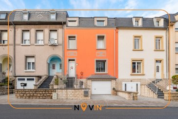 -----
ENGLISH DESCRIPTION BELOW
-----

Charmante maison de 4 chambres à coucher avec garage, terrasse et jardin à vendre à Niederkorn.

La maison se distingue comme suit :

Au rez-de-chaussée : Un hall d'entrée, un salon / salle à manger, une cuisine équipée avec accès terrasse et jardin, un WC séparé.

Au 1er étage : Hall de nuit, 2 chambres à coucher, salle de bains.

Au 2ème : 2 chambres à coucher

Au 1er sous-sol : Garage et emplacement extérieur devant la garage

Une belle terrasse et un jardin viennent compléter cette maison.

Visite et informations, contactez :
Novin' Real Estate / Leon Staus / +352.621.163.220


-----
ENGLISH DESCRIPTION :
-----

Nice 4 bedrooms house with garage, terrace and garden for sale in Niederkorn.

The house stands out as follows:

On the ground floor: An entrance hall, a living / dining room, a fitted kitchen with terrace and garden access, a separate WC.

On the 1st floor: Night hall, 2 bedrooms, bathroom.

2nd floor: 2 bedrooms

In the 1st basement: Garage and outdoor space in front of the garage

A beautiful terrace and a garden complete this house.

Visit and information, contact:
Novin' Real Estate / Leon Staus / +352.621.163.220

