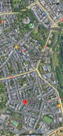 Luxembourg Belair-Merl/Centre-ville, quartier résidentiel de très haut niveau  
À vendre terrain à bâtir de 4,27 ares, pour la construction d'une résidence composée  
- d'un duplex avec 3 chambres et 2 sdb  
- de 3 appartements avec 2 chambres, sdb et WC séparé  
- plusieurs garages et parkings  
- jardin.  

Le terrain convient aussi pour la construction d'une maison uni- ou bifamiliale, , de bureaux, d'un centre médical, d'un hôtel ou d'une crèche.  
Prix du terrain: 2.600.000 €  

Renseignements : Spaceplus immobilier +352 661 33 44 22 ou par mail n.bivort@spaceplus.lu