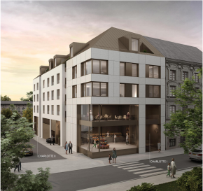 Studio neuf ? Lot A 04-06 ? Dernier étage avec balcon  
Nous vous proposons un studio neuf d'environ 49,01 m², situé au dernier étage du bâtiment A de la nouvelle résidence « CHARLOTTE », un ensemble résidentiel moderne comprenant 15 appartements et un espace commercial, répartis sur deux bâtiments distincts.  
Le studio est agencé de manière fonctionnelle et lumineuse :  
Une cuisine (à équiper) ouverte sur un spacieux séjour / salle à manger de près de 29,11 m², avec accès direct à un balcon de 5,39 m² ;  
Une chambre confortable de 11,49 m² ;  
Une salle de bain avec WC de 4,35 m² ;  
Une cave privative (n°06) complète le bien.  
Points forts de la résidence :  
Situation centrale à Mersch, à proximité immédiate des commerces, transports en commun et services urbains ;  
Construction de qualité, conforme aux standards actuels avec une excellente performance énergétique (classe A/A) ;  
Architecture contemporaine intégrée harmonieusement à l'environnement existant ;  
Finitions soignées, garantissant confort et pérennité de l'investissement ;  
Idéal pour habitation personnelle ou placement locatif sûr avec bon rendement.  
En option :  
Il est possible d'acquérir un emplacement de parking (prix entre 38.000 € et 42.000 € selon l'emplacement).  
Prix affichés TVA 3% incluse (sous conditions d'éligibilité pour habitation principale).  
Pour toute information complémentaire ou organiser une visite, n'hésitez pas à nous contacter.