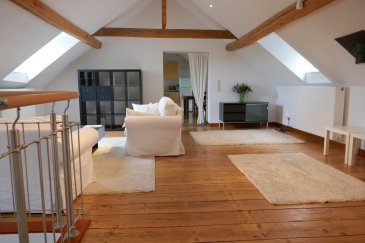 Beau duplex-loft meublé situé dans une maison unifamiliale en plein centre de la Ville de Luxembourg.
Le duplex-loft dispose de :

Rez-de-chaussée : Hall d’entrée

Etage1 : Grande terrasse plein SUD avec vue sur la Ville de Luxembourg, 1  
grande chambre à coucher avec douche et 1 WC séparé.

Etage2 : Grand living/salle à manger, cuisine équipée et 1 chambre/bureau.

On dispose également d’un emplacement privatif.

Le loyer annoncé de 2900 euros est toutes charges comprises.
