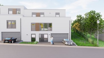Senningerberg, nouvelle construction: maison unifamiliale jumelée 5 chambres à coucher, 4 salles de bains sur un terrain de 3,51 ares avec une surface brute de 320 m2 et d'une surface habitable de 250 m2 comprenant :
- rez-de-chaussée : hall entrée, une grande chambre à coucher, une salle de bains, un espace wellness/sauna, un local technique, une buanderie/cave, un garage pour 2 voitures + 2 emplacements extérieurs
- 1er étage : WC séparé, séjour, cuisine ouverte, accès sur la terrasse et au jardin, deux grandes chambres, une salle de bains
- 2ème étage : hall, grande suite parentale avec sa salle de bains avec WC, baignoire et douche, une très grande chambre à coucher , une salle de bains avec WC et baignoire

A proximité :
- Centre scolaire « Am Sand »
- Tennis Club et Syndall Scwemm (piscine)
- Centre commercial « Les Arcades »
- crèches,
- restaurants,
- bon accès autoroutier
- station Tram « Héienhaff » à proximité

Situation centrale à 5 minutes de l'aéroport international du Luxembourg, à 10 minutes du centre d'affaires de Kirchberg, à 13 minutes du centre-ville du Luxembourg.

Prix : 1 690 000 €
Le prix affiché s'entend avec le taux de TVA super-réduit de 3% (en cas d'affectation du bien à des fins d'habitation principale) sous réserve d'acceptation du dossier par l'Administration de l'Enregistrement et des Domaines.