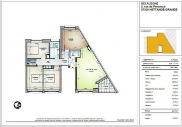 À louer appartement T4 rénové en 2019 situé à Thionville. Il se compose d’une entrée avec placard, d’une cuisine équipée comprenant une hotte, une plaque électrique, un four, un plan de travail ainsi que des éléments de rangement hauts et bas donnant accès à un balcon de 5,30 m² exposé plein sud.
L’appartement comprend également trois chambres, une salle de bains avec baignoire, meuble vasque et miroir lumineux, radiateur sèche-serviettes, un WC séparé avec lave-mains, un dégagement avec placards, un débarras.

Facilité de stationnement.

Loyer : 1 100 €
Charges : 100 € / mois
Dépôt de garantie : 1 100 €
Honoraires d’agence à la charge du locataire : 902 €

Le diagnostic de performance énergétique est en cours.

Disponibilité le 15 Novembre 2025.
Garanties demandées
Visale possible pour certaines locations**

Contact : 06 51 04 24 67 ou 06 31 72 46 96