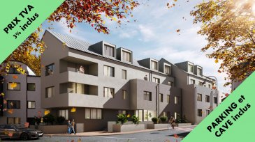 FR : 

LOT B.2.2.8

Duplex de 4 chambres à coucher, situé au 2ième et 3ième étage, disposant d’une surface habitable d’environ 157 m2 qui se compose comme suit :

Etage 2 :

•	Hall d’entrée
•	1 chambre à coucher disposant d’un dressing ainsi que d’une salle de bains privative (baignoire, douche et WC)
•	1 chambre à coucher avec sa salle de douche privative (douche et lavabo)
•	2 chambres à coucher
•	Zone polyvalente d’environ 21 m2 avec accès à une belle terrasse d’environ 18 m2
•	WC séparé

Etage 3 :

•	Cuisine ouverte avec salle à manger d’environ 48 m2
•	Grande terrasse d’environ 73 m2

--------------------------------------------------------------------------------------------------------------------------

Sous-sol :

•	2 emplacements intérieurs (enfilade)
•	Cave privative
•	Emplacement dans la buanderie commune pour la machine à laver et le sèche-linge


Informations complémentaires :

Classe énergétique A-A-A (Triple A)

Délai de livraison : 18 mois à partir du début des travaux.

Prix de vente : 1.266.890.-€.-€ (*)

(*) Les prix sont affichés parkings et caves inclus TVA de 3% (sous réserve d'acceptation par l'administration de l'enregistrement, des domaines et de la TVA (AED))

Les honoraires sont à la charge du vendeur.

Pour plus d'informations concernant ce bien, merci de contacter Monsieur Sébastien Langlais par mail sl@choices.lu


EN : 

LOT B.2.2.8

Duplex with 4 bedrooms, located on the 2nd and 3rd floor, with a living area of approximately 157 m2 which is composed as follows:

Floor 2 :

•	Entrance hall
•	1 bedroom with a dressing room and a private bathroom (bath, shower and WC)
•	1 bedroom with own and its private shower room (shower and sink)
•	2 Bedrooms
•	Multipurpose area of approximately 21 m2 with access to a beautiful terrace of approximately 18 m2
•	Separate WC

Floor 3 :

•	Open kitchen with dining room of approximately 48 m2
•	Large terrace of approximately 73 m2

--------------------------------------------------------------------------------------------------------------------------

Basement :

•	2 interior spaces 
•	Private cellar
•	Location in the common laundry room for the washing machine and the dryer


Further informations:

Energy class A-A-A (Triple A)

Delivery time: 18 months from the start of the works.

Selling price: 1.266.890.-€ (*) Price not subject to indexation.

(*) The prices are displayed parking lots and cellars including 3% VAT (subject to acceptance by the administration of registration, domains and VAT (AED))

The agency fees are the responsibility of the seller.

For more information about this property, please contact Mr. Sébastien Langlais by email sl@choices.lu