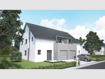 Future construction clé en mains de 8 maisons jumelées

Maison libre de 3 côtés de 140 m² sur 3,5 ares de terrain.
Proposant:
Au rdch: cuisine, living, salle à manger avec accès sur terrasse et jardin, hall d'entrée et WC séparé. 
A l'étage: 3 chambres à coucher dont 1 avec accès balcon, salle de bains et débarras.
sous sol : cave, buanderie, débarras et 1 salle de jeux. 
Garage double emplacement au rdch

Construction à basse énergie (A/B)
Prestations de qualité: triple vitrage, panneaux solaire et pompe à chaleur.