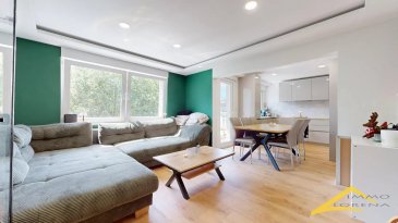 L'agence IMMO LORENA de Pétange a choisi pour vous ce BEAU APPARTEMENT à ESCH/LALLANGE, construite en 1969.
Venez découvrir ce très beau appartement avec 3 chambres.

Il se compose de la manière suivante :

- Un hall d'entrée de 2,17 m2
- Un WC séparé faisant 1 m2
- Double living avec cuisine équipée faisant 26,87 m2 donnant accès à la terrasse de 3,50 m2
- 1ère chambre/bureau de 6,85 m2
- 2ème chambre de 15,41 m2
- 3ème chambre de 11,18 m2
- Une cave

Pour tout contact:
Joanna RICKAL: +352 621 36 56 40
Vitor Pires: +352 691 761 110

L'agence Immo Lorena est à votre disposition pour toutes vos recherches ainsi que pour vos transactions LOCATIONS ET VENTES au Luxembourg, en France et en Belgique. .