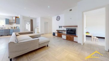 L'agence IMMO LORENA LUX SARL de Pétange à choisi pour vous cette splendide MAISON PLEIN PIED de 145 m2 habitables , insérée sur un terrain de 6 ares et 94 centiares , située a Harcourt Moulaine (FR), à proximité immédiate des commerces et des transports.

-  Hall d'entrée de 1,44 m2
- Une Cuisine toute équipée vers le double living de 54,04 m2 avec une cheminée, donnant accès vers la terrasse de 57,13 m2 et le jardin 
- Un hall du nuit de 4,62 m2 amenant à trois spacieuses chambres de 14,08 m2, 18,08 m2 et 24,02 m2
- Un Wc séparée de 3,81 m2
- Une très belle salle de bain avec douche et baignoire de 9,34 m2
- Deuxième salle de douche de 8,50 m2
- Grande garage pour 3 voitures minimum faisant 50 m2

CARACTERISTIQUES DE LA AMISON:

 -Maison construite en 2016
- Maison plein pied
- Triple vitrage
- Chauffage au sol
- Cheminée au bois
- Magnifique garage pour 3 voitures plus des emplacements à l'extérieur
- Chaudière au gaz
- Toiture en tuiles 
- Alarme

À VOIR ABSOLUMENT!

Taxe foncière: 1600 €
Taxe d'habitation: NEAN

Pour tout contact:
Joanna RICKAL: +352 621 36 56 40
Vitor Pires: +352 691 761 110


L'agence Immo Lorena est à votre disposition pour toutes vos recherches ainsi que pour vos transactions LOCATIONS ET VENTES au Luxembourg, en France et en Belgique.
