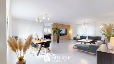 Appartement 3 chambres avec 3 douches + garage. +++ EN EXCLUSIVITÉ +++
FAMECK   À 10 minutes de Thionville
Situé dans un secteur recherché, à proximité immédiate des commerces, écoles, crèche, transports et axes autoroutiers (A30 et A31 à 5 minutes), découvrez ce superbe appartement lumineux de 156 m2 habitables avec une douche dans chaque chambre, au sein d'une petite copropriété récente de 3 lots principaux.
Construit en 2010, au 1er étage, ce bien aux volumes généreux et aux prestations haut de gamme conviendra parfaitement à une famille en quête de confort et de modernité.
Description :

Une entrée avec rangements
Une buanderie équipée
Une cuisine équipée indépendante avec accès terrasse couverte
Un vaste salon-séjour climatisé de 49 m2
3 chambres, toutes avec douche privative et dont une suite parentale avec dressing et salle d'eau
2 WC suspendu
De nombreux placards et espaces de rangement

 Annexes et extérieurs :

Grand garage avec porte sectionnelle motorisée
Places de stationnement privatives dans une cour sécurisée

Prestations :

Construction béton (2010)
Isolation intérieure et extérieure EUROMAC
Chauffage au sol
Poêle à granulés
Double vitrage avec volets roulants électriques
Cuisine et buanderie équipées
Adoucisseur d'eau
Garage avec porte sectionnelle motorisé
Nombreuses places de stationnement

DPE : C/A
Bien rare sur le secteur.Pour plus d'informations ou pour organiser une visite, merci de nous contacter.
Honoraires charge acquéreur inclus dans le prix de vente
 Estimation des coûts annuels d'énergie du logement Les coûts sont estimés en fonction des caractéristiques de votre logement et pour une utilisation standard sur 5 usages (chauffage, eau chaude sanitaire, climatisation, éclairage, auxiliaires) voir p.3 pour voir les détails par poste. entre 990 EUR et 1 420 EUR par an Prix moyens des énergies indexés au 1er janvier 2023 (abonnements compris)
 Géorisques Les informations sur les risques auxquels ce bien est exposé sont disponibles sur le site : www.georisques.gouv.fr
 La présente annonce immobilière a été rédigée sous la responsabilité éditoriale de M. Deniz KARA EI (ID 798 172 458), mandataire indépendant en immobilier (sans détention de fonds), agent commercial de la SASU STRUKTUR IMMOBILIER immatriculé au RSAC de Metz sous le numéro 835 175 365, titulaire de la carte de démarchage immobilier pour le compte de la société SASU STRUKTUR IMMOBILIER.
 Retrouvez tous nos biens sur notre site internet www.struktur-immobilier.com