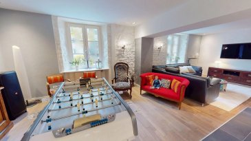 AXHOME IMMO vous propose en exclusivité de découvrir cette magnifique maison avec 4 chambres de 250 m² +/− habitables, +/− 345 m² utiles (480m² +/−au total avec le grenier non aménagé) sur un terrain de presque 8 ares, située à Oberkorn, localité appartenant à la commune de Differdange. Arrêt de bus à proximité.

La maison offre un cadre de vie agréable mêlant l'ancien et le moderne.

La cuisine lumineuse et entièrement équipée invite à la convivialité et au partage. Le salon, chaleureux et accueillant, est l'endroit idéal pour se détendre en famille.

La maison est équipée de technologies modernes telles que des panneaux photovoltaïques.

À l'extérieur, profitez d'un espace barbecue parfaitement aménagé, avec une véranda ouverte, idéal pour les repas entre amis ou en famille.

Elle se compose comme suit :

Rez-de-chaussée
- Hall d'entrée
- Garage de 27 m²
- 1 parking extérieur
- Accès jardin, terrasse
- Buanderie
- Local technique
- WC séparé
- Cuisine équipée séparée de 21 m²
- Salle à manger de 19 m²
- Salon de 43 m²

1er étage :
- 1 salle de jeux de 32 m²
- 1 suite parentale de 25 m² avec salle de douche et toilettes
- 1 salle de bain séparée de 12 m²
- 3 chambres de 20 m²
- Accès grenier

2ème étage :
- Grand grenier non aménagé

Au sous-sol
- Une grande cave à vin

Atouts :
- Grand espace
- Ancienne fermette complètement réaménagée en maison confortable
- Panneaux photovoltaïques
- Double vitrage partout
- Chaudière à condensation récente (2024)
- Espace jardin, véranda
- Aucun frais à prévoir

Pour plus d'informations, n'hésitez pas à nous contacter :

- Par téléphone : +352 691911993 Roberto Alex
- Par email : info@axhome.lu

Nous restons également à votre entière disposition si vous souhaitez vendre ou louer votre bien. Nous prenons en charge toutes les démarches administratives liées au bien immobilier.

Nous sommes également disponibles pour des estimations gratuites.

 ---------- 
AXHOME IMMO bietet Ihnen exklusiv die Möglichkeit, dieses wunderschöne Haus mit 4 Schlafzimmern von 250 m² +/− Wohnfläche, +/− 345 m² Nutzfläche (480m² +/− insgesamt mit dem nicht ausgebauten Dachboden) auf einem Grundstück von fast 8 Ar zu entdecken. Es befindet sich in Oberkorn, einer Ortschaft, die zur Gemeinde Differdange gehört. Bushaltestelle in der Nähe.

Das Haus bietet einen angenehmen Lebensraum mit einer Mischung aus alt und modern.

Die helle und voll ausgestattete Küche lädt zum geselligen Beisammensein und Teilen ein. Das warme und einladende Wohnzimmer ist der ideale Ort, um sich mit der Familie zu entspannen.

Das Haus ist mit modernen Technologien wie Photovoltaikanlagen ausgestattet.

Im Außenbereich können Sie den perfekt eingerichteten Grillplatz mit offener Veranda genießen, der sich ideal für Mahlzeiten mit Freunden oder der Familie eignet.

Es setzt sich wie folgt zusammen:

Erdgeschoss
- Eingangshalle
- Garage von 27 m².
- 1 Parkplatz im Freien
- Zugang zum Garten, Terrasse
- Waschküche
- Technischer Raum
- Separates WC
- Separate voll ausgestattete Küche 21 m².
- Esszimmer 19 m²
- 43 m² großes Wohnzimmer

1. Etage:
- 1 Spielzimmer von 32 m².
- 1 Mastersuite von 25 m² mit Duschraum und Toilette
- 1 separates Badezimmer von 12 m².
- 3 Schlafzimmer von 20 m².
- Zugang zum Dachboden

2. Stockwerk :
- Großer, nicht ausgebauter Dachboden

Im Untergeschoss
- Ein großer Weinkeller

Stärken:
- Großer Raum
- Ehemaliges Bauernhaus, das komplett in ein komfortables Haus umgebaut wurde.
- Photovoltaik-Paneele
- Doppelverglasung überall
- Neuer Brennwertkessel (2024)
- Gartenbereich, Veranda
- Keine Kosten zu erwarten

Für weitere Informationen kontaktieren Sie uns bitte :

- Per Telefon: +352 691911993 Roberto Alex
- Per E-Mail: info@axhome.lu

Wir stehen Ihnen auch gerne zur Verfügung, wenn Sie Ihre Immobilie verkaufen oder vermieten möchten. Wir kümmern uns um alle administrativen Schritte, die mit der Immobilie verbunden sind.

Wir stehen auch für kostenlose Schätzungen zur Verfügung.

 ---------- 
AXHOME IMMO offers you the exclusive opportunity to discover this magnificent 4-bedroom house with 250 m² +/− of living space, +/− 345 m² of usable space (480m² +/− in total with the unfinished attic) on a plot of almost 8 ares, located in Oberkorn, a locality belonging to the municipality of Differdange. Bus stop nearby.

The house offers a pleasant living environment blending old and new.

The bright, fully-equipped kitchen is an inviting place for conviviality and sharing. The warm and welcoming living room is the ideal place to relax with the family.

The house is equipped with modern technologies such as photovoltaic panels.

Outside, enjoy a perfectly laid-out barbecue area, with an open veranda, ideal for meals with friends or family.

The house is composed as follows:

First floor
- Entrance hall
- 27 m² garage
- 1 outdoor parking space
- Garden access, terrace
- Utility room
- Utility room
- Separate WC
- Separate 21 m² fitted kitchen
- 19 m² dining room
- 43 m² living room

1st floor :
- 1 32 m² games room
- 1 25 m² master suite with shower room and toilet
- 1 separate 12 m² bathroom
- 3 bedrooms of 20 m² each
- Attic access

2nd floor :
- Large unfinished attic

Basement
- Large wine cellar

Assets :
- Ample space
- Former farmhouse completely converted into a comfortable home
- Photovoltaic panels
- Double glazing throughout
- Recent condensing boiler (2024)
- Garden area, veranda
- No expenses

For further information, please do not hesitate to contact us:

- By phone: +352 691911993 Roberto Alex
- By email: info@axhome.lu

We are also at your disposal should you wish to sell or rent your property. We can take care of all the administrative formalities associated with your property.

We are also available for free estimates.

 ---------- 
AXHOME IMMO bitt Iech exklusiv d'Méiglechkeet, dëst prächtegt Haus mat 4 Schlofkummeren, ongeféier 250 m² Wunnfläch, ongeféier 345 m² benotzbar Fläch (ongeféier 480 m² am Ganzen mat dem onfäerdegen Dachgeschoss) op engem Grondstéck vun bal 800 m², zu Oberkorn, engem Deel vun der Gemeng Differdange, ze entdecken. Haltestell vun der Busnoot an der Noperschaft.

D'Haus bitt eng agreabel Wunnëmwelt, déi dat Al a dat Neit kombinéiert.

Déi hell a voll ausgestatt Kichen ass perfekt fir Gäscht ze ënnerhalen an Iessen ze deelen. Dat waarm a begréissend Wunnzëmmer ass déi ideal Plaz fir mat der Famill ze entspanen. D'Haus ass mat modernen Technologien wéi Photovoltaikpanneelen ausgestatt. Baussen kann een e perfekt ausgestatt Grillberäich mat enger oppener Veranda genéissen, ideal fir Iessen mat Frënn oder der Famill.

Et ass wéi follegt opgedeelt: Erdgeschoss - Entrée - 27 m² Garage - 1 Plaz fir dobaussen ze parkéieren - Zougang zum Gaart, Terrass - Wäschkummer - Hauswirtschaftskummer - Separat WC - Separat 21 m² ausgestatt Kichen - 19 m² Iesszëmmer - 43 m² Wunnzëmmer

Éischt Stack: - 32 m² Spillzëmmer - 25 m² Haaptschlofkummer mat Duschzëmmer a WC - 12 m² separat Buedzëmmer - 3 Schlofkummeren (20 m²) - Zougang zum Daachgeschoss Zweeten Stack: - Grousst onfäerdegt Daachgeschoss Keller - Groussen Wäinkeller

Virdeeler: - Vill Plaz - Alen Bauerenhaff komplett an e komfortabelt Heem ëmgebaut - Photovoltaik-Panneelen - Duerchgängig Duebelverglasung - Neie Kondensatiounskessel (2024) - Gaartberäich, Veranda - Keng weider Käschten ze erwaarden

Fir méi Informatiounen, zéckt w.e.g. net, eis ze kontaktéieren: - Per Telefon: +352 691911993 Roberto Alex - Per E-Mail: info@axhome.lu Mir stinn och zu Ärer Verfügung, wann Dir Är Immobilie verkafe oder vermiete wëllt. Mir këmmeren eis ëm all administrativ Prozeduren, déi mat der Immobilie ze dinn hunn. Mir bidden och gratis Schätzunge un.