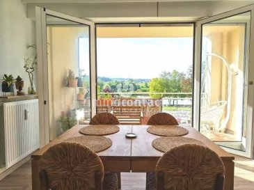 L'agence immobilière Immo-Contact vous propose ce magnifique appartement de +/− 69m² situé à Remich.

Bénéficiant d’un emplacement privilégié et d’une vue exceptionnelle sur la Moselle, cet appartement offre un cadre de vie rare et particulièrement recherché. 

Profitez chaque jour d’un paysage apaisant, des promenades le long des quais, des terrasses de restaurants, des pistes cyclables et de l’ambiance unique qui fait tout le charme de Remich, souvent surnommée la Perle de la Moselle.

L’appartement séduit par sa luminosité, ses beaux volumes et son environnement calme, tout en étant à proximité immédiate des commerces, des écoles, des transports en commun et de toutes les commodités.

Ce bien représente une excellente opportunité, aussi bien pour une résidence principale que pour un investissement.

L'appartement, au 2ème étage, se compose comme suit :

- Pièce de vie comprenant espace salle à manger et salon, avec accès directe au balcon avec vue directe sur la Moselle
- Espace bureau dans pièce de vie
- Cuisine équipée séparée
- Chambre à coucher avec suite parentale et accès directe au second balcon
- Salle de bains avec douche, fenêtre et emplacement machine à laver
- WC séparé

Un garage box comprenant une place de parking et prise électrique, une cave et un jardin commun viennent compléter ce bien.

À savoir :
- Aucun travaux à prévoir
- Disponibilité à convenir

Visites possibles en semaine et le samedi.

Pour toutes informations contactez-moi au +352 26 311 992.

Estimation de votre bien (sous 48h). contactez nous +352 26 311 992 ou sur info@immocontact.lu

 ---------- 
The estate agency Immo-Contact is pleased to present this magnificent flat of approximately 69m² situated in Remich.

Boasting a prime location and exceptional views over the Moselle, this flat offers a rare and highly sought-after living environment. 

Enjoy a soothing landscape every day, with walks along the quays, restaurant terraces, cycle paths and the unique atmosphere that gives Remich – often dubbed the Pearl of the Moselle – its charm.

The flat is appealing for its natural light, spacious rooms and peaceful surroundings, whilst being within easy reach of shops, schools, public transport and all amenities.

This property represents an excellent opportunity, whether as a main residence or an investment.

The flat, on the 2nd floor, is laid out as follows:

- Living area comprising a dining and lounge area, with direct access to the balcony offering direct views of the Moselle
- Home office area within the living area
- Separate fitted kitchen
- Bedroom with en-suite bathroom and direct access to the second balcony
- Bathroom with shower, window and space for a washing machine
- Separate toilet

A garage unit comprising a parking space and an electrical socket, a cellar and a communal garden complete this property.

Please note:
- No renovation work required
- Availability to be agreed

Viewings available on weekdays and Saturdays.

For further information, please contact me on +352 26 311 992.

Valuation of your property (within 48 hours). Please contact us on +352 26 311 992 or at info@immocontact.lu