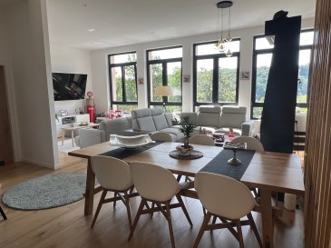 MANSO IMMO vous propose à la location cette magnifique maison dans une impasse et sans trafic à Herserange. Proche des frontières luxembourgeoises et belges mais surtout proche de toutes commodités. La gare de Longwy se trouvant pas trop loin.

Cette maison de 2022 se compose comme suit :
Au niveau inférieur, hall d'entrée, une spacieuse chambre a coucher avec dressing et salle de bain, une vaste chambre à coucher, salle de bains, un wc séparé ainsi qu'un coin buanderie.
Le niveau supérieur est accessible par un escalier accédant à un open space ayant chauffage au sol. On y retrouve une cuisine ouverte totalement équipée donnant sur le salon / salle à manger / coin lecture, une chambre à coucher, un wc séparé. Une terrasse se trouve sur ce même niveau et on peut y accéder par le côté extérieur de la maison également.
Possibilité de laisser la maison partiellement meublée.
Un garage box est aussi disponible à 20 mètres de la maison.

Maison avec une belle hauteur de plafonds et avec une vue imprenable sur la verdure et le Golf de Longwy.

Loyer mensuel de 1.750,00€
Caution de 2 mois.
Bail d'une durée minimale de 24 mois
Contrats de travail en CDI exigés.
Frais d'agence s'élèvent à 1 mois de loyer + TVA et sont à la charge du locataire.

Toutes les indications sont basées exclusivement sur les informations mises à notre disposition par nos clients. Nous n'assumons aucune garantie quant à l'exactitude et l'actualité de ces indications.

Pour plus d'informations, détails architecture , vous pouvez nous contacter au : +352 661 281 792 Telmo MATOS ou telmo@mansoimmo.lu