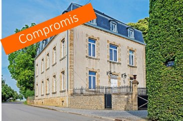 *** SOUS COMPROMIS *** SOUS COMPROMIS *** SOUS COMPROMIS *** Cette demeure de ± 430 m2 habitables pour une surface totale de ± 600 m2 est située dans un parc boisé centenaire de 42 ares et 30 centiares, entourée d'un mur en moellons de pays dans le village de Baslieux (France), une petite commune rurale de ± 560 habitants dans le canton de Villrupt à 17 km de Differdange.

Le portail électrique coulissant, avec dispositif de commande électrique à distance, donne accès à une grande cour pavée.

Des marches mènent à la demeure composée comme suit : le vestibule ± 26 m2 donnant accès à un bureau / bibliothèque ± 23 m2, au salon / séjour ± 80 m2 comprenant deux cheminées en marbre pour feux à l'âtre à foyer ouvert, sol en parquet chêne et belles moulures anciennes au plafond (hauteur sous plafond: 3.70m), au dégagement office et toilettes, à la cuisine ± 30 m2 équipée, ouverte sur la terrasse en dalles de pierre de Jeumont ± 50 m2.

Le premier étage, avec une hauteur sous plafond de 3.3 m, comprend quatre spacieuses chambres de ± 17, 22, 23 et 33 m2, une salle de bain ± 12 m2 (sol et murs revétus de marbre veiné, douche italienne, deux vasques et wc), deux salles de douche de ± 5 m2 chacune, commandées sur deux chambres et enfin, un dressing ± 5 m2 entièrement équipé.

Le deuxième étage, avec une hauteur sous plafond de 2.4m, comprend 7 chambres individuelles dont deux aménagées de ± 16 m2 chacune ainsi que deux salles de douche avec lavabo et wc. Les autres chambres, non aménagées, font ± 12, 12, 17, 18 et 22 m2.

Le grenier sous combles est accessible par un escalier de type échelle meunier.

La dépendance, à la base un double garage, est aménagé en bureau et salle d'étude de ± 34 m2.


Généralités:

- Construction ancienne (150 ans) aux structures en pierre de pays, saines et robustes ;
- Toiture en ardoises ;
- Ensemble entièrement consolidé et mis aux normes de grand confort moderne au cours des 20 dernières années, ceci dans le respect du strict cadre originel ; 
- Prestations en matériaux de grande qualité ; menuiseries intérieures en chêne ; 
- Châssis en PVC et double vitrage ;
- Chauffage gaz et électrique, équipements sanitaires modernes (5 salles d'eau, 6 wc).

- Propriété de caractère exceptionnel, particulièrement volumineuse avec de belles possibilités d'utilisation.
- En secteur diffus et rural, mais à proximité de voies de communications de deux centres urbains (