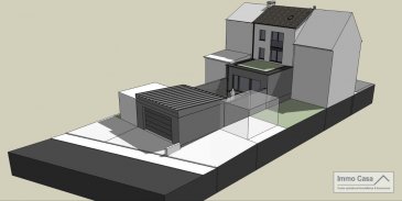 ImmoCasa vous propose en vente à Howald, une maison mitoyenne de 170 m2.

La Maison sera vendue Clé en Main Rénovée.
Cette maison vous offre des espaces de vie Spacieux et lumineux.

Rénovation par bureaux d\'architectes avec un style contemporain s\'intégrant parfaitement avec l\'environnement.

Sous sol avec, Cave/Buanderie/Chaufferie.

Rez-de-Chaussée, Hall, WC séparée, Salon-Living, Cuisine ouverte avec sortie pour la terrasse et jardin, Garage pour 2 voitures et un emplacement 1 voiture. 

1er étage, Suite parentale avec dressing, Salle de bains et bureau.

2e étage, deux chambres et salle de bains. 
3e étage, piece ouverte suivant vos besoins.

Proches de commerces et accès au Ban de Gasperich et axes routiers. 

Pour d\'autres informations et plans, veuillez contacter l\'agence.

Ref agence :1906548