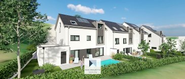 Voici une description détaillée de cette propriété exceptionnelle :

Dans un emplacement privilégié et entourée de verdure, située dans l'un des quartiers résidentiels les plus prisés de Junglinster, à proximité de l'école internationale, cette superbe maison contemporaine en état de futur achèvement, offre un confort absolu et un design raffiné. De grandes baies vitrées assurent une luminosité optimale et une transition fluide vers la terrasse et le jardin. Elle est érigée sur quatre niveaux et offre une surface totale de ± 240 m² dont ± 190 m² habitables.

Elle se compose comme suit :

Au rez-de-chaussée, la porte s'ouvre sur un hall d'entrée de ± 4 m² qui dessert un spacieux séjour de ± 33.5 m² avec cuisine ouverte de ± 33.5 donnant sur l'extérieur, un wc séparé de ± 2 m² et un garage de ± 21.5 m².

Un escalier mène au 1er étage donnant sur un hall de nuit de ± 4 m² qui dessert deux chambres de ± 11 m², une salle de bains de ± 6 m², une suite de ± 11 m² avec une salle de bains attenante de ± 8.5 m².

Au 2e étage se trouvent un hall de nuit de ± 2 m² qui dessert une seconde suite de ± 21.5 m² ainsi qu'un bureau de ± 15 m² et un wc de ± 1.5 m².

Au sous-sol, un palier de ± 9 m² qui dessert deux caves de ± 5 m² et de ± 20 m², un local technique de ± 11 m² et une buanderie de ± 11 m².

A l'extérieur, une belle terrasse de ± 39 m² ainsi qu'un jardin clôturé et arboré avec piscine complètent ce bien d'exception.

Les finitions et équipements restent entièrement modulables.

Détails complémentaires :

- Situation idéale au calme
- Maison en excellent état
- Pompe à chaleur, chauffage au sol
- VMC
- CPE A-A-A
- Châssis PVC, triple vitrage
- Volets électriques
- Fibre optique
- Porte d'entrée sécurisée
- Porte de garage électrique
- Terrasse
- Jardin
- Garage
- Écoles, crèches, parcs, aires de jeux, restaurants, commerces
- Desservi par les transports en commun

Personne responsable du bien :

Yuliana Dimitrova  
Tel : +352 661 50 27 19  
Email : yuliana@vanmaurits.lu