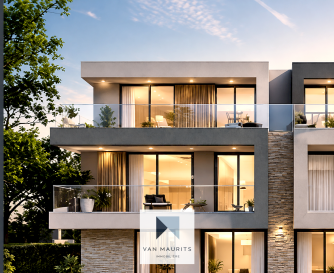 LUXUEUX PENTHOUSE DUPLEX EN VEFA  
Situé dans une maison bi familiale aux finitions haut de gamme, ce magnifique penthouse (Duplex) a une surface totale de 183m2 dont 157m2 habitables.  

Au 1er étage en prenant l'ascenseur privatif, vous arrivez directement dans une belle entrée de 12m2 qui mène à la grande et lumineuse pièce de vie de 52m2 incluant la cuisine ouverte entièrement avec sa terrasse de 18m2 bénéficiant d'une vue panoramique orienté plein sud sur la campagne. Une chambre de 14m2 avec sa salle de bain privative de 5m2. Un bureau/chambre de 9,5m2 et un WC séparé.  

Au 2ème étage (par l'ascenseur ou l'escalier) le palier de 10m2 vous mène à 2 suites en suite de 17 et 14m2 avec chacune leur salle de bain respective de 7 et 10m2.  

Au sous-sol, une cave de 8m2, un garage de 19m2 et une buanderie commune. Un emplacement de parking à l'extérieur.  

Les détails complémentaires :  

Ascenseur  
Chauffage par pompe à chaleur ? Passeport énergétique «A ? A»  
Panneaux photovoltaïques  
Chauffage au sol  
Triple vitrage aluminium-bois (Schüco ou similaire)  
Sol ? parquet ou carrelage au choix du client.  
Fibre optique  
Choisissez vous-même vos finitions, le Cahier des Charges est à votre disposition.  
L'accès à l'autoroute A13 est à 3 minutes.  

Contact : Jimmy de Brabant - mob : 661 167 494 - email :  jimmy@vanmaurits.lu