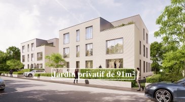 - ENGLISH BELOW -

Guillaume Bisdorff Sarl a le plaisir de vous proposer cet appartement neuf (N°03) avec une chambre, offrant une surface totale de 73 m², actuellement en phase de construction à Steinsel vis-à vis du Parc Laval.

*** JARDIN PRIVATIF & PARKING INCLUS dans le PRIX AFFICHÉ *** 

Adresse: 79, rue Basse, L-7307 Steinsel.

Ce logement est situé rez-de-chaussée d'une résidence intimiste comprenant seulement 7 unités. 

Il vous sera livré clé en main, en parfaite conformité avec le cahier des charges (disponible sur demande), avec une salle de douche dotée d'une douche à l'italienne. 

Composition de l'appartement : 
- un hall d'entrée
- une chambre à coucher,
- une salle de bains,
- un WC séparé,
- une cuisine ouverte donnant sur le lumineux salon avec accès à la terrasse et au jardin par une porte coulissante en verre,
- une terrasse de 20 m²,
- un jardin privatif de 91 m².

En sous-sol : 
- une cave privative,
- un emplacement de parking intérieur.

Informations supplémentaires : 
- Classe énergétique: A
- Panneaux solaires,
- Fenêtres triple vitrage, 
- Châssis de fenêtre en ALU, 
- Ventilation double flux,
- Chauffage au sol,
- Stores électriques,
- Porte d'entrée sécurisée.

Les frais d'agence sont pris en charge par le vendeur. 

Pour de plus amples informations ou pour organsier un rdv, veuillez contacter:
- par courriel : seventyseven@pt.lu
- par tél: +352 269 007

*Un remboursement de TVA (environ 50.000 €) pourrait être envisagé, sous réserve de l'approbation de l'Administration de l'Enregistrement, des Domaines et de la TVA.

ENG:

Guillaume Bisdorff Sarl is pleased to offer you this new 1-bedroom flat (N°03) with a total surface area of 73 m², currently under construction in Steinsel opposite 