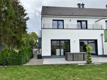 AXHOME IMMO vous propose cette belle maison lumineuse jumelée avec 3 chambres à coucher de +/− 170m2 (+/− de 295m2 utile) sur un terrain de 3ares situé à Peppange dans rue calme et à proximité de toutes commodités.

Coup de coeur assuré et idéal pour une famille.

Rez-de-chaussée :
- Parking extérieur pour deux voitures
- Garage pour deux voitures
- Hall d'entrée
- Séjour ouvert sur Cuisine équipée
- Accès sur belle terrasse de 25m2
- Jardin

1er étage :
- Hall de nuit
- salle de bains avec douche et WC.
- 2 chambres
- 1 chambre avec salle de bain

2 étage :
Grenier avec 3 pièces séparé, 38m2 et deux fois 13m2.

Sous-sol :
- 2 Caves
- Buanderie
- local technique


Les atouts:

Construction : fin 2016 avec passe énergétique B/B/B
Chaudière à condensation avec panneaux solaires
Fenêtres triple vitrage et volets/stores a lamelle électrique
Toiture en tuile béton
Façade en crépis et isolée
Alarme avec détecteurs de mouvement et de fenêtres
Ventilation mécanique et contrôlée à double flux

Pour plus d'informations n'hésitez pas à nous contacter :
-par téléphone: 352 691911993
-par email: info@axhome.lu

Nous restons également à votre entière disposition dans le cas où vous désirez vendre ou louer votre bien. Nous prenons en charge toutes les démarches administratives liées au bien immobilier.

Nous sommes également à votre disposition pour des estimations gratuites.


Den AXHOME IMMO bitt Iech dëst schéint hell hallef-Eefamilljenhaus mat 3 Schlofkummeren vun +/− 170m2 (295m2 nëtzlech) op enger Komplott vun 3 Hektar zu Peppeng an enger roueger Strooss an no bei allen Equipementer.

E garantéierte Favorit an ideal fir eng Famill.

Rez-de-Chaussée:
- Outdoor Parking fir zwee Autoen
- Garage fir zwee Autoen
- Aganksberäich
- Wunnzëmmer op fir equipéiert Kichen
- Zougang zu enger schéiner 25m2 Terrass
- Gaart

1. Stack:
- Nuecht Hal
- Buedzëmmer mat Dusche an WC.
- 2 Schlofkummeren
- 1 Schlofkummer mat Buedzëmmer

2 Stack:
Dachgeschoss mat 3 separaten Zëmmeren, 38m2 an zweemol 13m2.

Keller:
- 2 Keller
- Wäschkichen
- technesch Beräich


Assets:

Bau: Enn 2016 mat B/B/B Energiepass
Kondenséierekessel mat Solarpanneauen
Triple verglaste Fensteren an elektresche Jalousie / Jalousie
Beton Fliesen Daach
Rendert an isoléiert Fassad
Alarm mat Bewegungs- a Fënsterdetektoren
Mechanesch a kontrolléiert duebel Flux Belëftung

Fir méi Informatiounen, w.e.g. kontaktéiert eis:
- iwwer Telefon: 352 691911993
- per E-Mail: info@axhome.lu

Mir bleiwen och zur ganzer Verfügung wann Dir Är Immobilie wëllt verkafen oder lounen. Mir këmmeren eis ëm all administrativ Prozeduren am Zesummenhang mat der Immobilie.

Mir sinn och zur Verfügung fir gratis Schätzungen.

 ---------- 
AXHOME IMMO bietet Ihnen dieses schöne, helle Doppelhaus mit 3 Schlafzimmern von ca. 170 m2 (ca. 295 m2 Nutzfläche) auf einem 300 m2 großen Grundstück in Peppange, in einer ruhigen Straße und in der Nähe aller Annehmlichkeiten.

Ein garantiertes Lieblingsobjekt und ideal für eine Familie.

Erdgeschoss:
- Außenparkplatz für zwei Autos
- Garage für zwei Autos
- Eingangsbereich
- Wohnzimmer offen zur ausgestatteten Küche
- Zugang zu einer schönen 25 m2 Terrasse
- Garten

1. Obergeschoss:
- Nachthalle
- Badezimmer mit Dusche und WC.
- 2 Schlafzimmer
- 1 Schlafzimmer mit eigenem Badezimmer

2. Obergeschoss:
Dachboden mit 3 getrennten Zimmern, 38 m2 und zweimal 13 m2.

Keller:
- 2 Kellerräume
- Waschküche
- Technischer Raum


Vorteile:

Baujahr: Ende 2016, Energiepass B/B/B
Brennwertkessel mit Solarpaneelen
Dreifach verglaste Fenster und elektrische Lamellenjalousien
Betondachziegel
Verputzte und isolierte Fassade
Alarmanlage mit Bewegungs- und Fenstersensoren
Mechanische kontrollierte Doppelstromlüftung

Für weitere Informationen zögern Sie nicht, uns zu kontaktieren:
- per Telefon: 352 691911993
- per E-Mail: info@axhome.lu

Wir stehen Ihnen auch gerne zur Verfügung, wenn Sie Ihre Immobilie verkaufen oder vermieten möchten. Wir übernehmen alle administrativen Schritte im Zusammenhang mit der Immobilie.

Wir bieten auch kostenlose Schätzungen an.

 ---------- 
AXHOME IMMO offers you this beautiful bright semi-detached house with 3 bedrooms of +/− 170m2 living space (250m2 useful) on a plot of 3ares located in Peppange in a quiet street and close to all amenities.

Blow of heart assured and ideal for a family.

Ground floor :
- Outdoor parking for two cars
- Garage for two cars
- Entrance hall
- Living room open to fitted kitchen
- Access to a beautiful 25m2 terrace
- Garden

1st floor :
- Night hall
- bathroom with shower and WC.
- 2 bedrooms
- 1 bedroom with bathroom

2 floor:
Attic with 3 separate rooms, 38m2 and twice 13m2.

Basement :
- 2 cellars
- Laundry room
- technical area


Assets:

Construction: end of 2016 with B/B/B energy pass
Condensation boiler with solar panels
Triple glazed windows and electric shutters/blinds
Concrete tile roof
Plastered and insulated facade
Alarm with motion and window sensors
Mechanical and controlled double flow ventilation

For more information, please feel free to contact us :
-by phone: 352 691911993
-by email: info@axhome.lu

We also remain at your entire disposal should you wish to sell or rent your property. We take care of all the administrative procedures related to the property.

We are also at your disposal for free estimates.