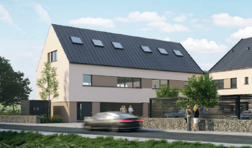 Belle maison à 3 chambres (Lots 7) Combles non aménagés
Idéalement située, cette maison se trouve en dehors du trouble du trafic routier, dans une zone calme et paisible, tout en étant à proximité de toutes les commodités. Le centre du Luxembourg se trouve à 15 min., le plateau du Kirchberg à 12 km.

Sur un terrain de +/- 517 m², la surface habitable de +/- 211 m² est répartie, au rez-de-chaussée, d'un hall d'entrée, un wc d'invités, un grand living avec cuisine et salle à manger de 41 m², donnant sur une belle terrasse de +/- 20 m² et un magnifique jardin de +/- 120 m².

Le 1er étage vous accueille avec un palier, trois chambres à coucher, une de +/- 21 m², une de +/- 17 et une de +/- 13 m², encadrées par une salle de bain de 10 m² et un wc séparé de +/- 2 m², un débarras de +/- 3 m² et une buanderie de +/- 2 m².

Au deuxième étage vous trouvez (pour la formule avec combles aménagés) un palier, une magnifique suite parentale de +/- 15 m² avec une salle de douche de +/- 10 m², un débarras de +/- 8 m² et un local technique de +/- 13 m².

Un garage pour deux voitures au rez-de-chaussée complètent l'offre.
